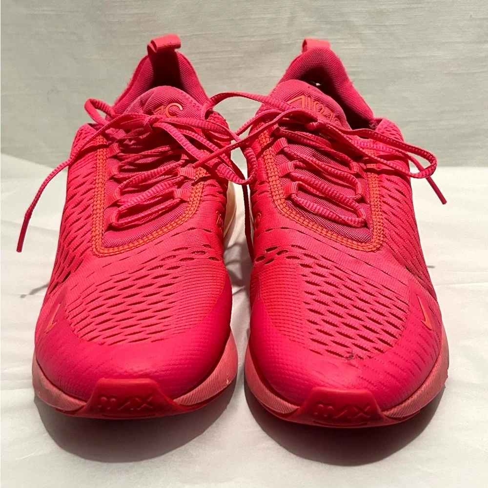 Nike‎ Air 270s Triple University Women's Bold Pink Sneakers  colorful athleisure